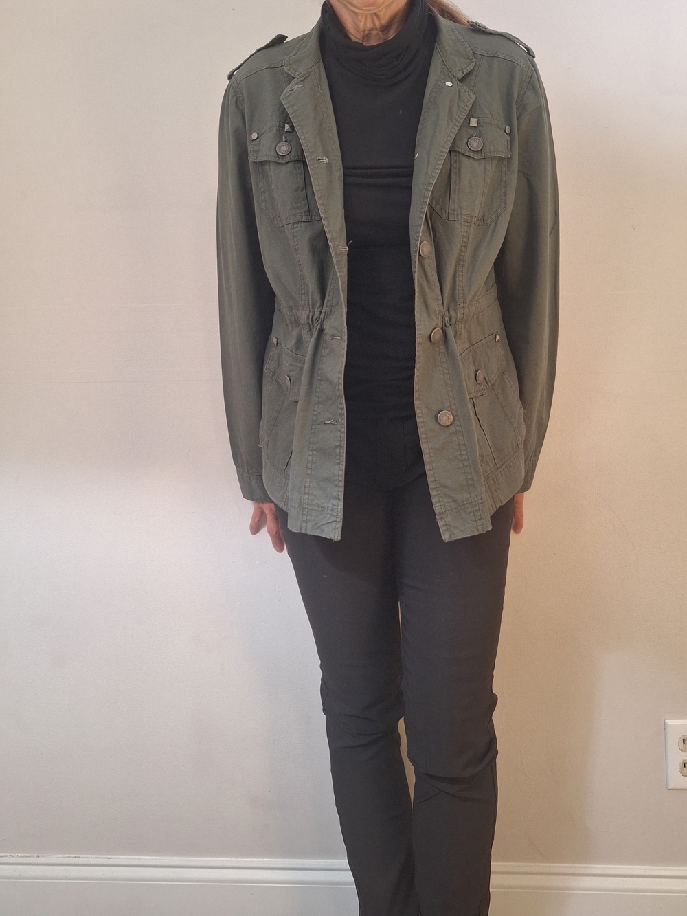 ambition Olive Green Military Field Jacket L